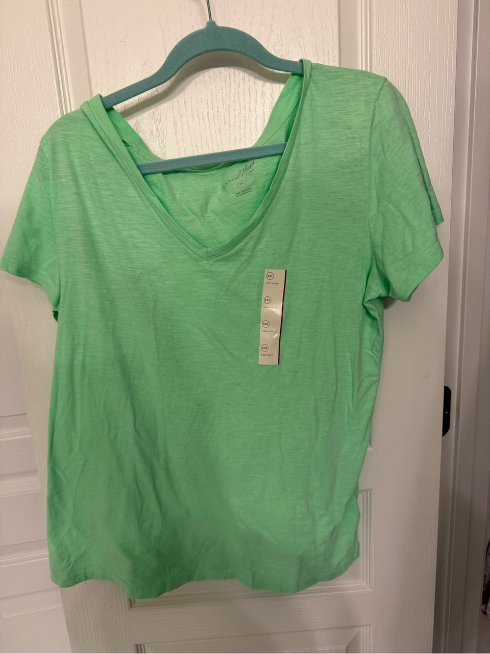 Universal Thread Mint Green V-Neck Short Sleeve Tee
